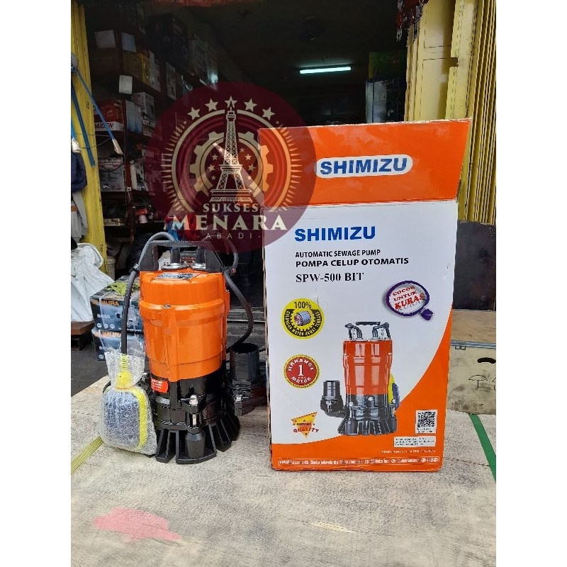 SHIMIZU Pompa Celup Otomatis SPW-500 BIT 2 inch Auto