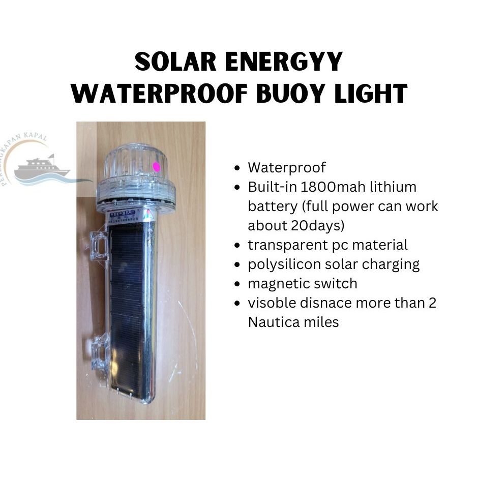 Solar Power Buoy Light New Sande/ Lampu kelip tenaga solar/ Lampu Buoy Kelip Tenaga MAtahari/ lampuk