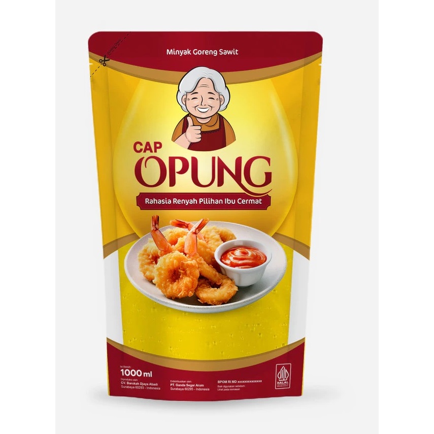 

MINYAK GORENG CAP OPUNG 1liter ecer