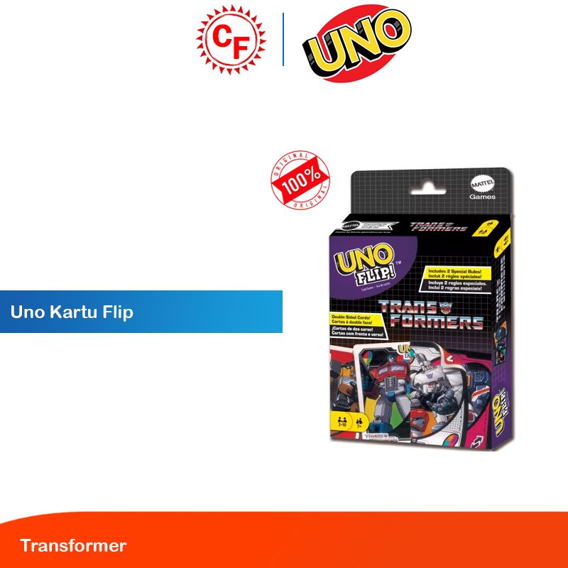 Uno Kartu Flip Transformer Original