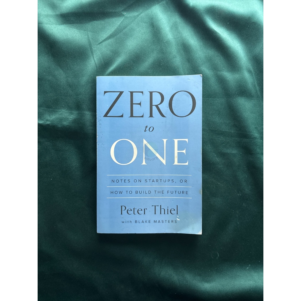 PRELOVED - Novel/Buku Zero to One - Peter Thiel