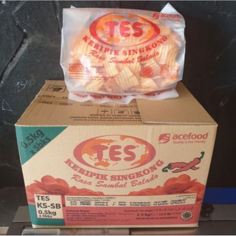 

Tes keripik singkong balado