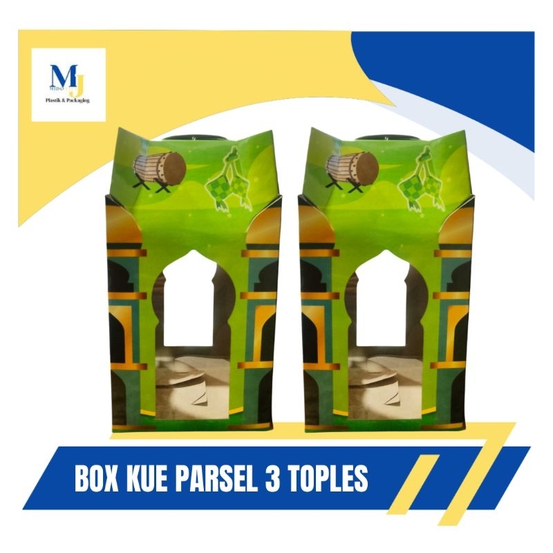 

box kue parsel 3 toples