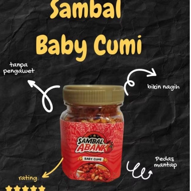 

Sambal abank baby cumi pedas mantap tanpa pengawet