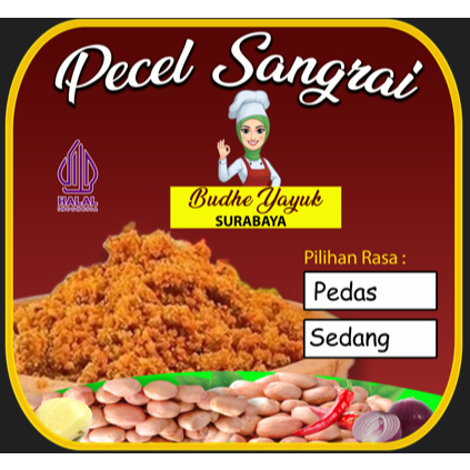 

SAMBEL PECEL SANGRAI "BUDHE YAYUK" (500 GR