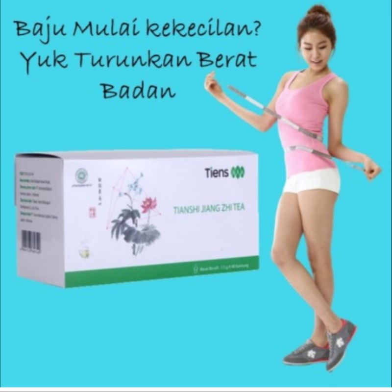 

1 box teh JIANG ZHI TEA TIENS / TIANSHI isi 40 bungkus