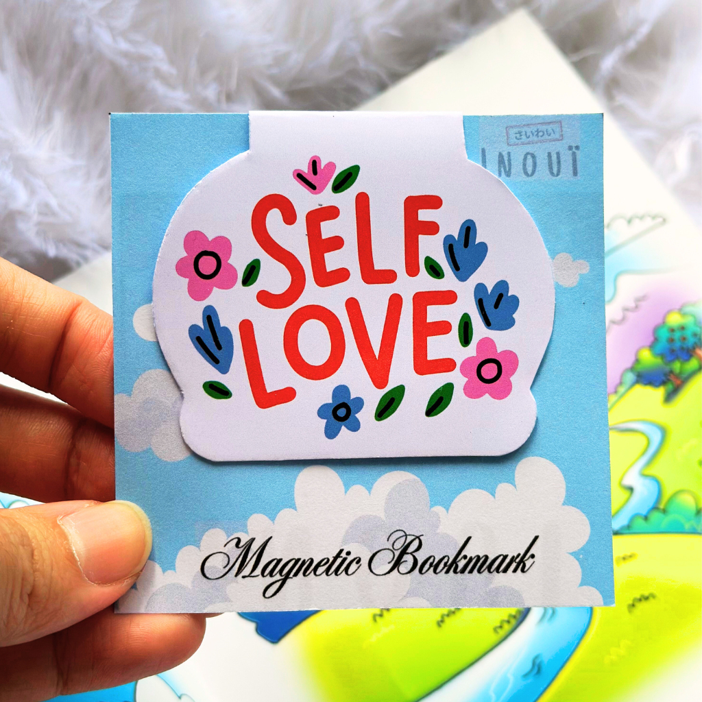 

Magnetic Bookmark Self Love - Pembatas Buku Self Reminder dan Motivasi Waterproof