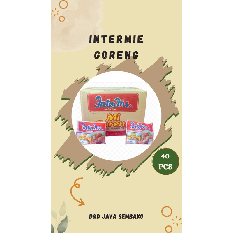 

[ 1 Dus ] Intermie Goreng isi 40Pcs