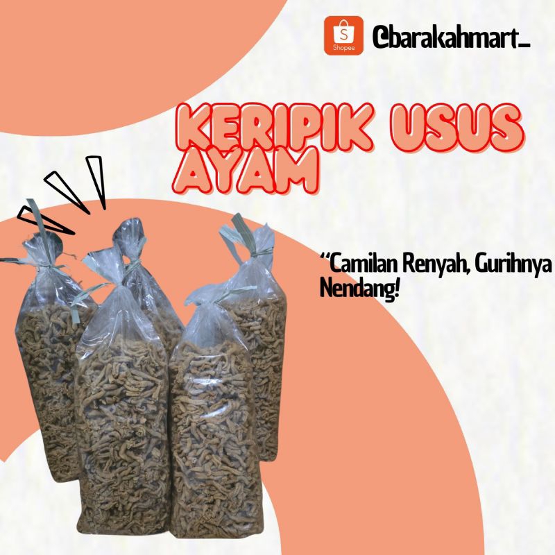 

Keripik Usus Ayam Crispy
