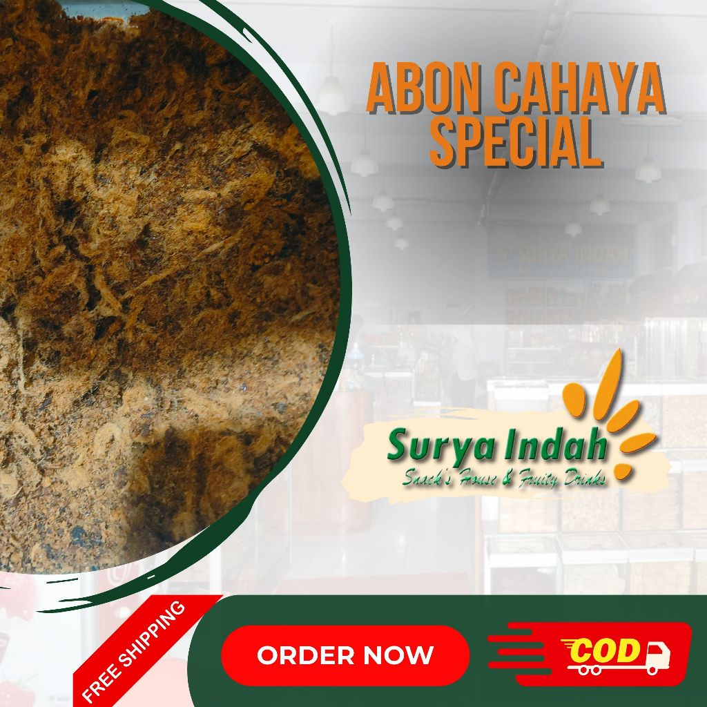 

Abon Cahaya SPECIAL 100gr Surya Indah Jombang