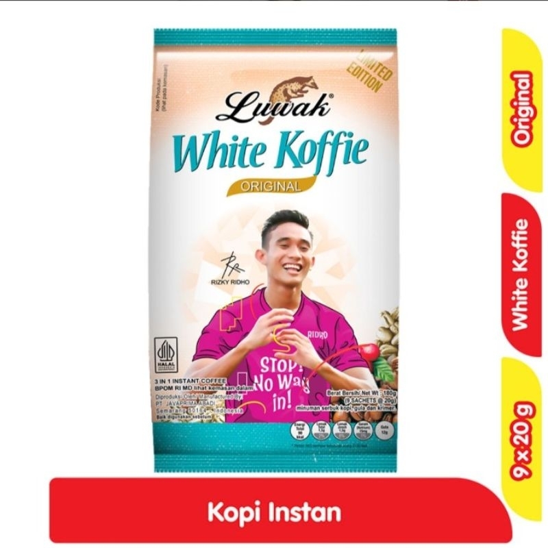 

Luwak White Koffie Original 9x20gr