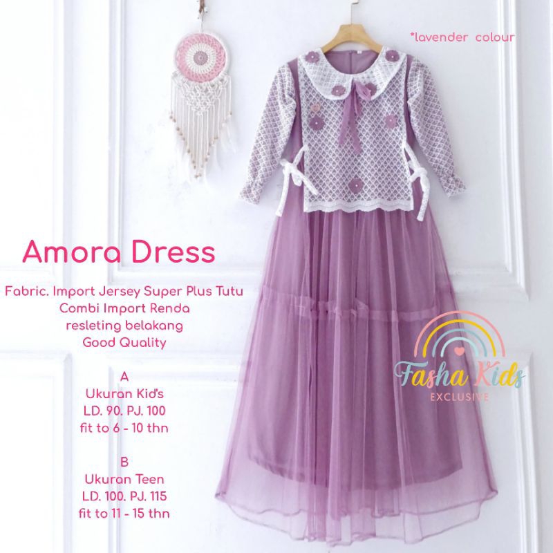 AMORA DRESS FASHA ORIGINAL
