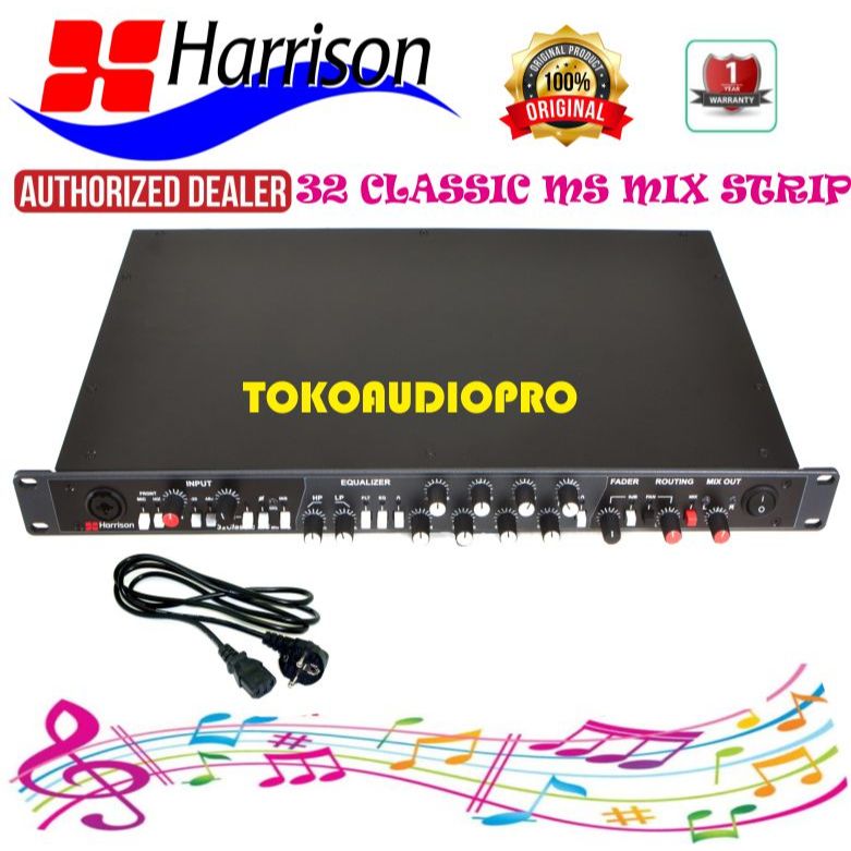 Harrison Audio 32 Classic MS Mixstrip Pre-Amp Mic Analog Channel Strip