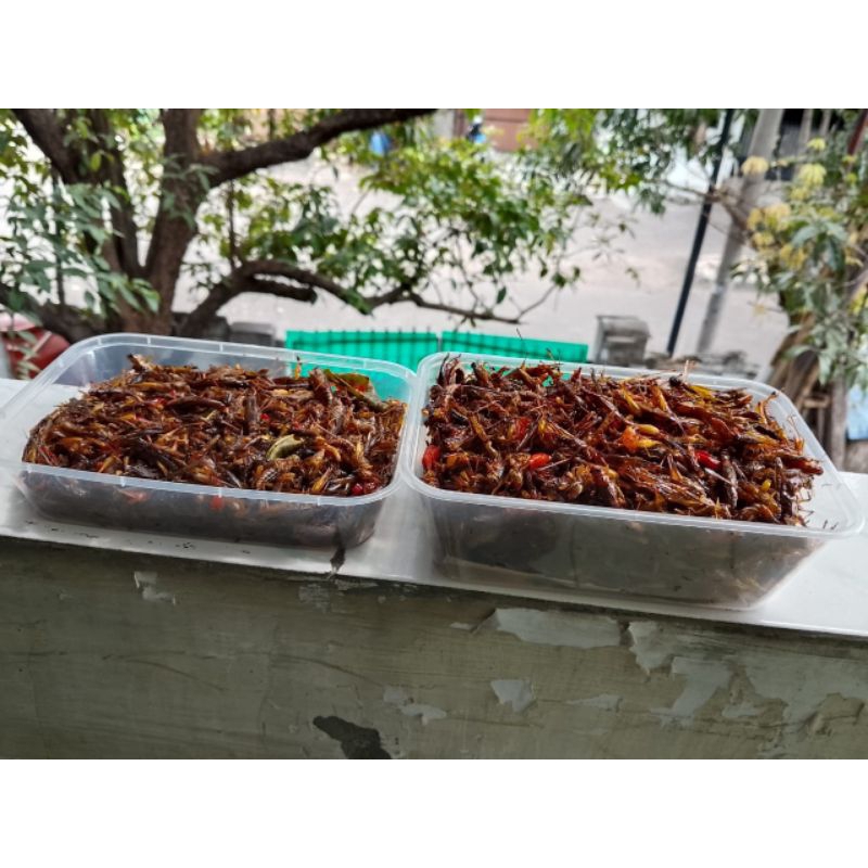 

Belalang utes irisan cabai hot kemasan 750ml