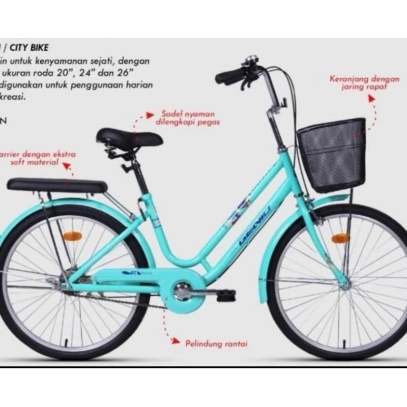 sepeda mini 24 genio by united bike