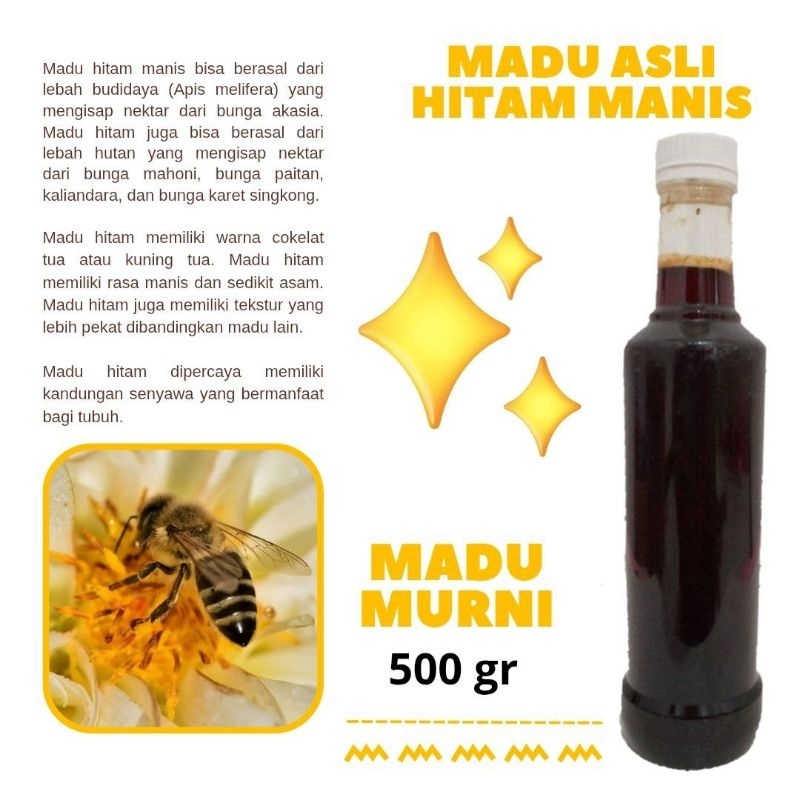 

Madu Asli hitam manis