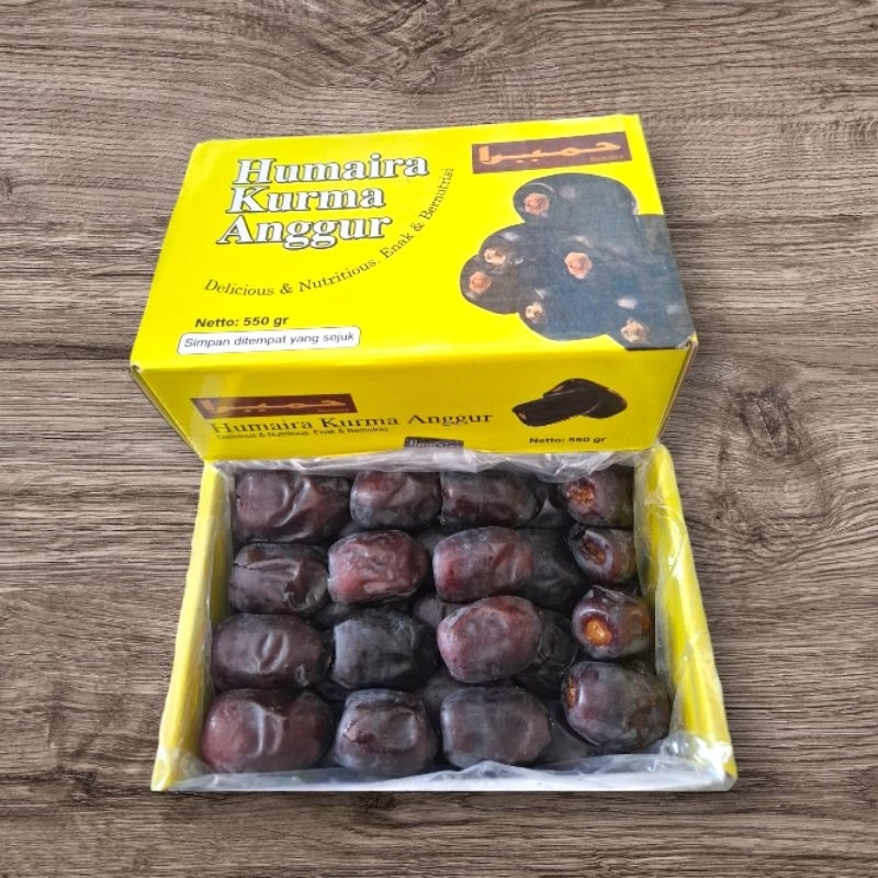 

Kurma Anggur Humaira 550gr, Al-Samira 600 gr