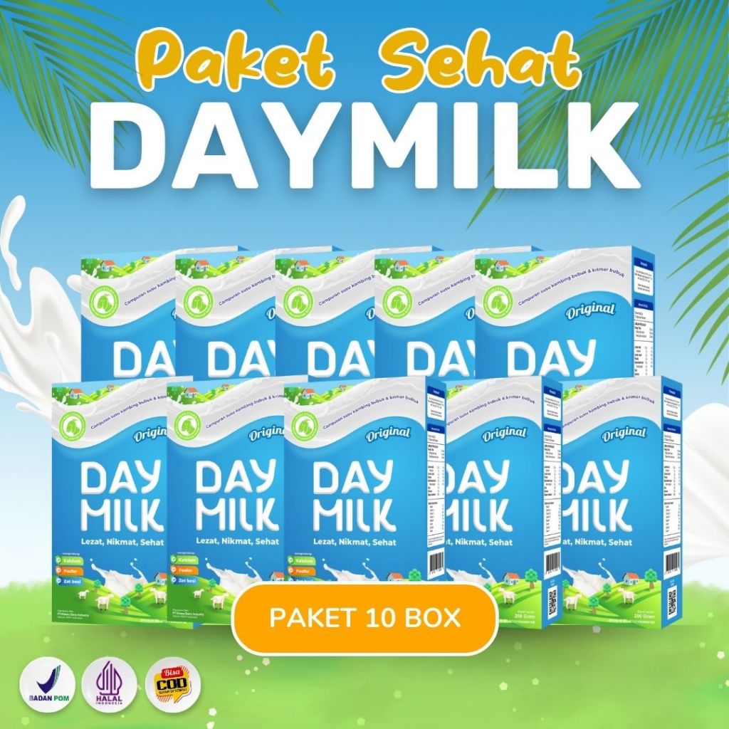 

DAY MILKPaket 10 Box Susu Original - Susu Tinggi Kalsium & Vitamin