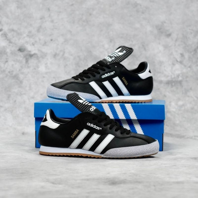 adidas samba super black white