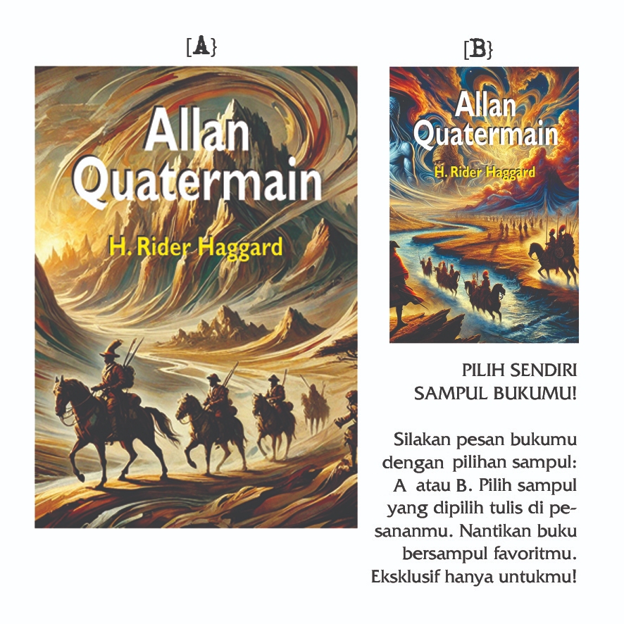 Allan Quatermain - H Rider Haggard - Pilih Sendiri Sampul Bukumu