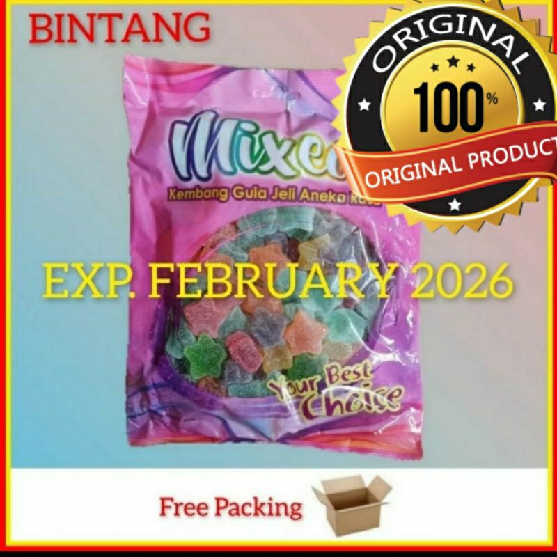 

jelly waisun (mixed pastilles candy)/jelly fruit malaysia 1kg