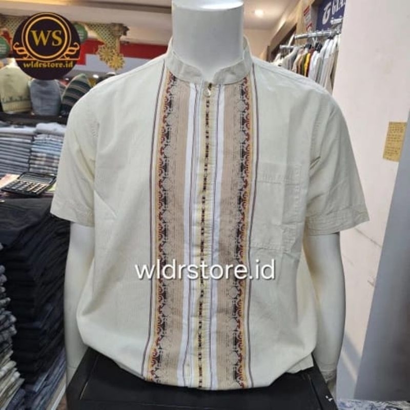 baju koko bordir pria brand GIANI GRACIO G71305 009 05 CREAM