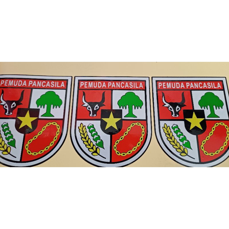 

stiker pemuda pancasila. stiker cutting menyala bukan stiker print uk 9,5 x 8 cm