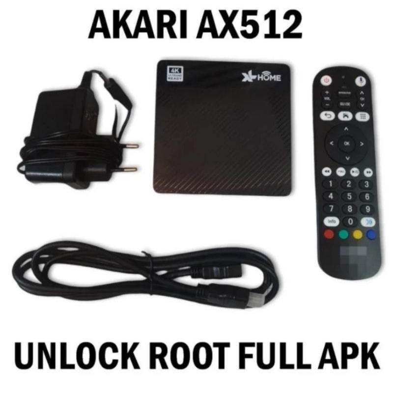 STB AKARI AX512 SMART TV BOX RAMAH APK CCTV