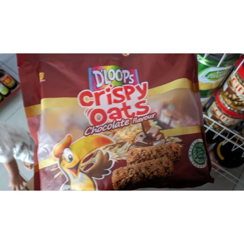 

D loops Crispy oat coklat dan strawberry 43pcs