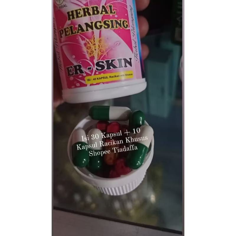 Herbal Pelangsing Erskin Mix Racikan Khusus / Er-skin / Erskin pelangsing