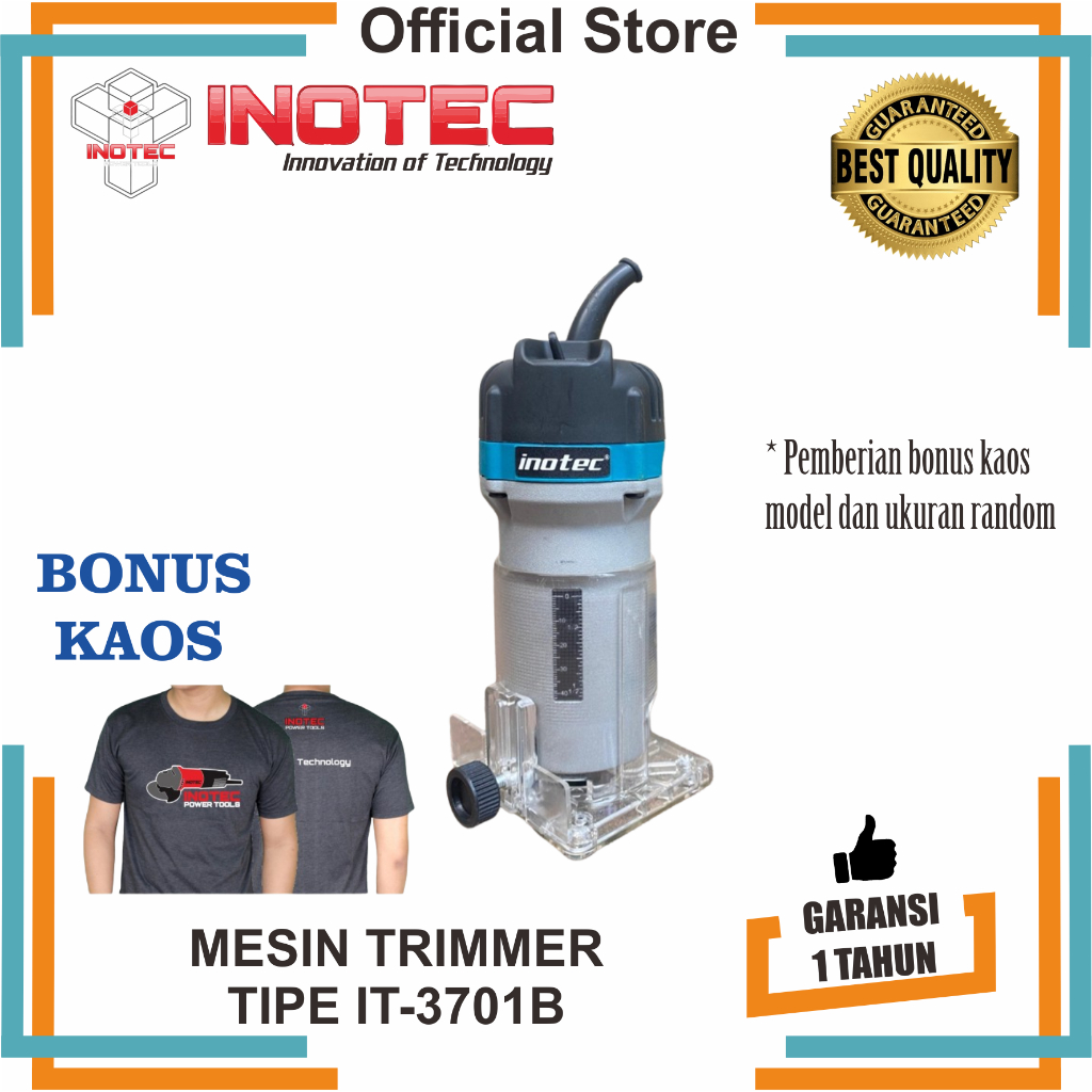 Mesin Profil Router Trimmer INOTEC IT-370 / 3701B