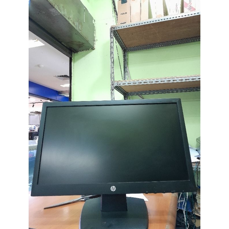 monitor hp 19in lengkap kabel power vga