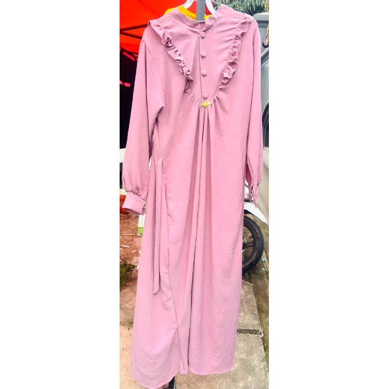 Best Seller Gamis Harian Bahan Crincle Busui Friendly by FauzanFashion