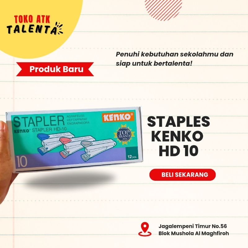 

STAPLES STAPLER KENKO HD 10