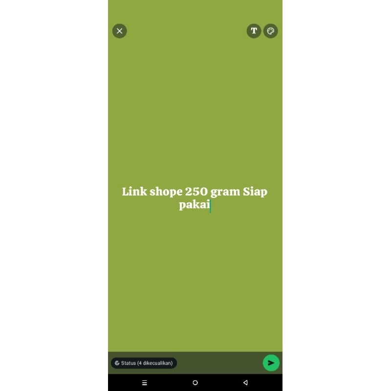 

siap pakai 250 gram
