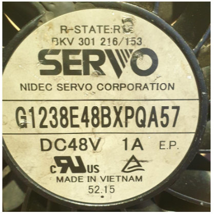 SERVO NIDEC FAN DC 12 X 12 CM 48 V 1 A