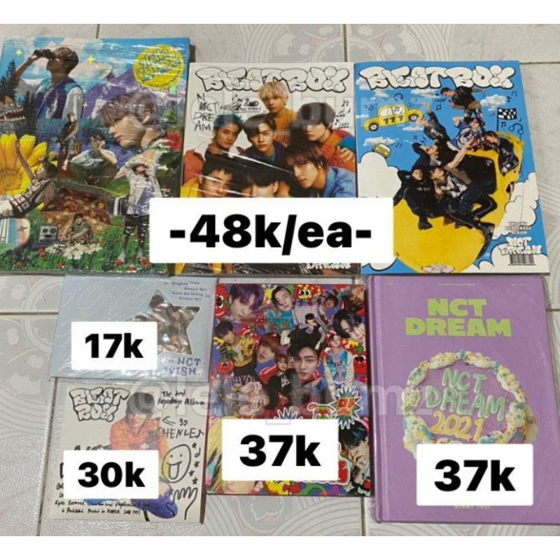 ready ina murah album only nct dream beatbox hot sauce nct wish songbird diary nct dream