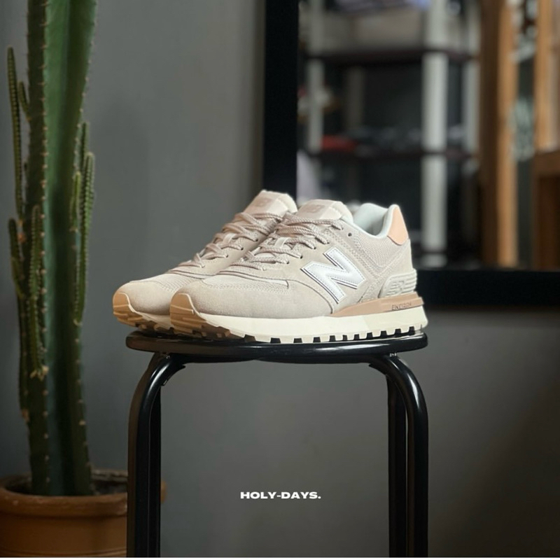Sepatu New Balance 574 Legacy Grey Beige White Original Resmi