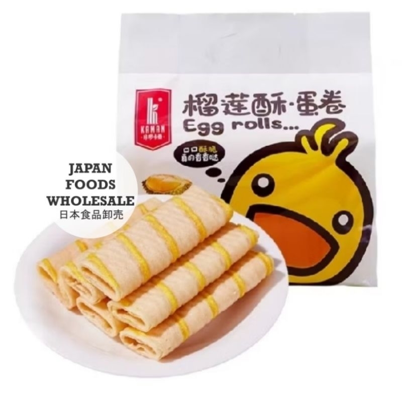 

Kaman Crispy Roll Durian Flavor / cemilan impor / snack / crepes