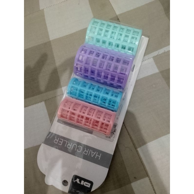 roll rambut dari Mr diy