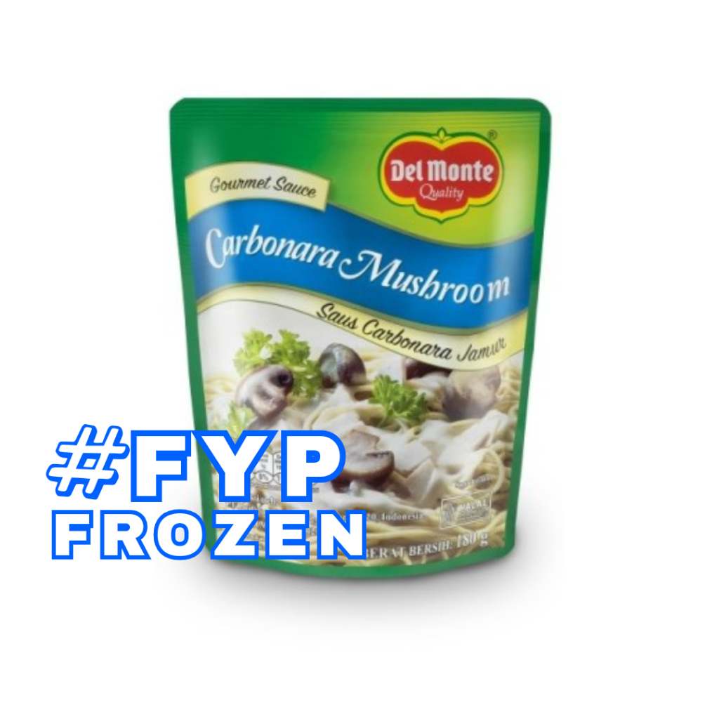 DELMONTE CARBONARA MUSHROOM SAUCE 180GR / SAUS JAMUR CARBONARA / SAOS PASTA / DEL MONTE