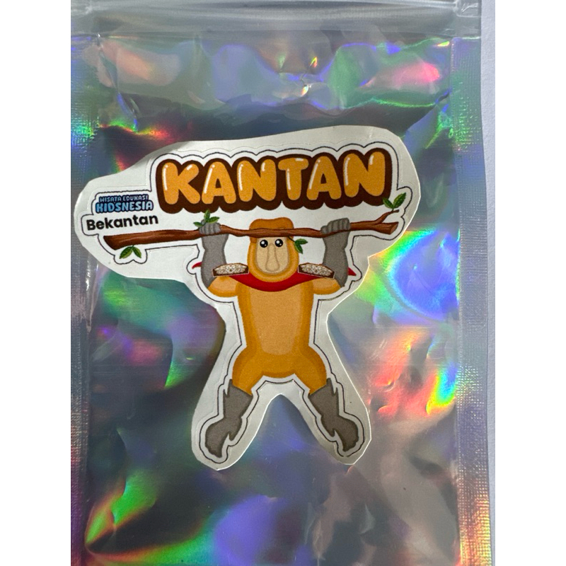 

Stiker Menarik Karakter Bekantan Wisata Edukasi