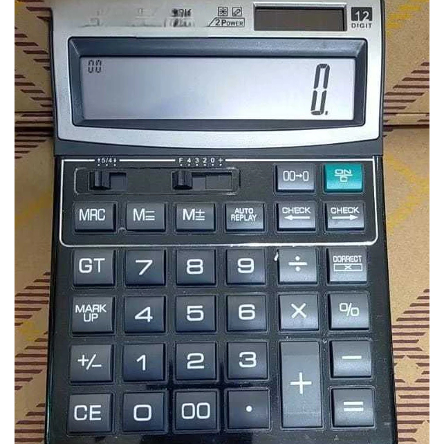 

Kalkulator Dagang sdc 712K ct 712 K 12 digit Calculator Warna Hitam