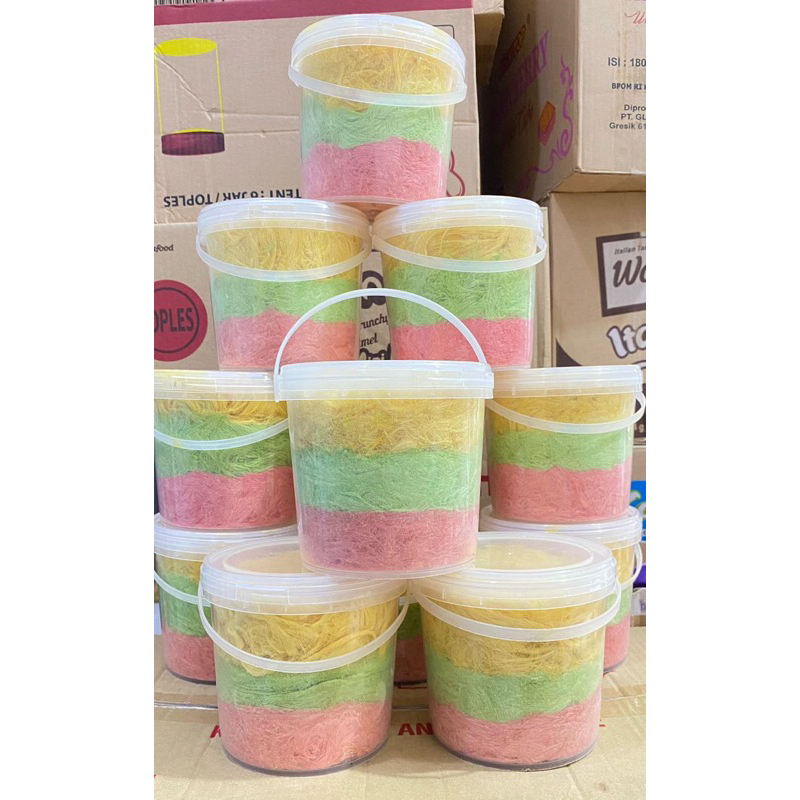 

ARUM MANIS TIMBA -+400gr- Arum manis rambut nenek rainbow dolomit