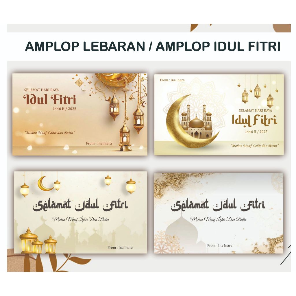 

Amplop Lebaran / Amplop Idul Fitri / Amplop Custom / Angpau