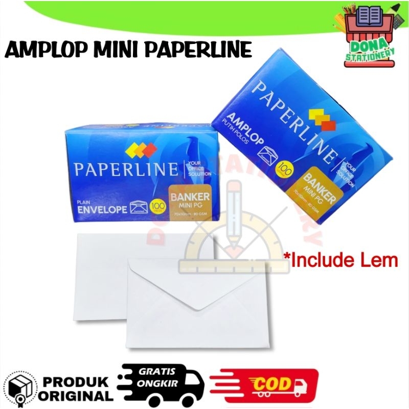 AMPLOP MINI PAPERLINE 100 LEMBAR 80 gsm Amplop Lebaran Amplop Murah