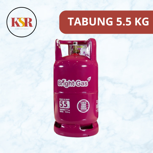[KSR] Gas Elpiji 5.5 Kg  - Tabung kosong / Tabung + Isi [ Khusus Bandung ]