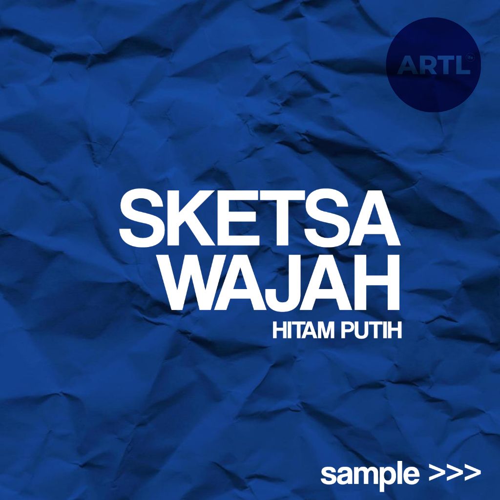 Sketsa Wajah Hitam Putih