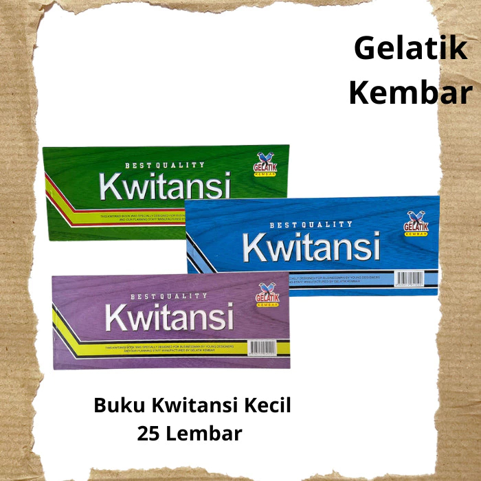

Mulia Buku Kwitansi Gelatik Kembar 25 lembar Kecil