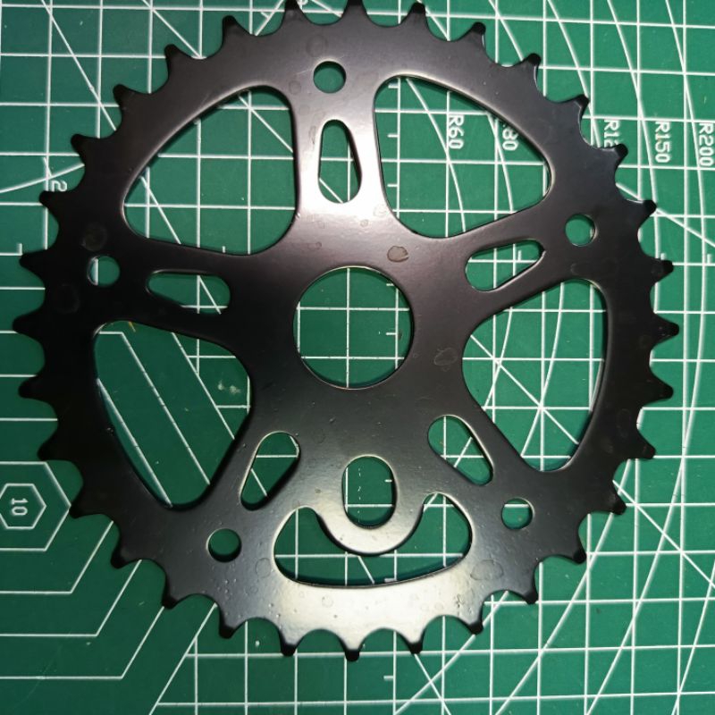 Gir Gear Crank Depan Sepeda Anak 32T Gir Langsung BMX Hitam Atlantis